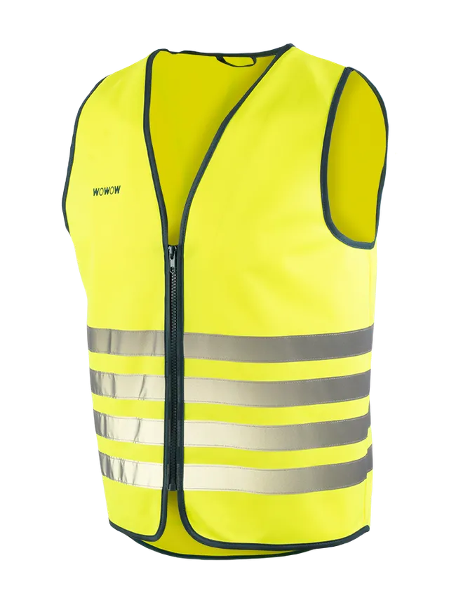 wowow-big-fun-giacca-gialla-fluo-e-riflettente image 1