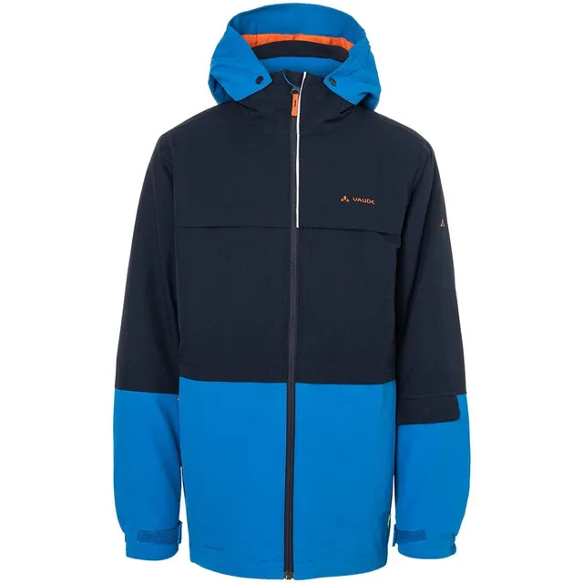 vaude-kids-snow-cup-3in1-jacket-ii-giacca-doppia-unisex-bambini-blu-arancione image 1