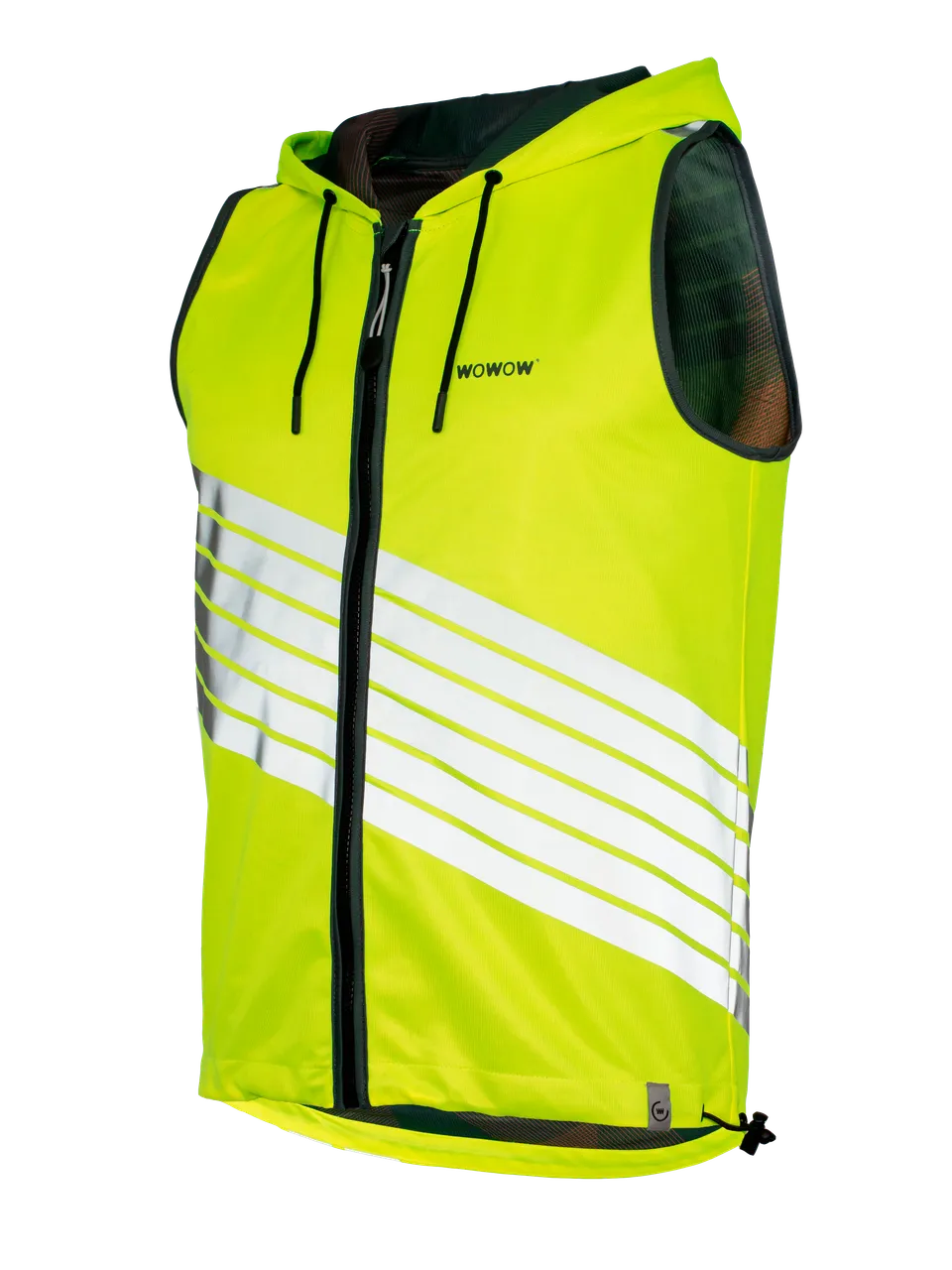 giacca-riflettente-wowow-three-sixty-giallo-fluorescente-per-pendolari-urbani image 1