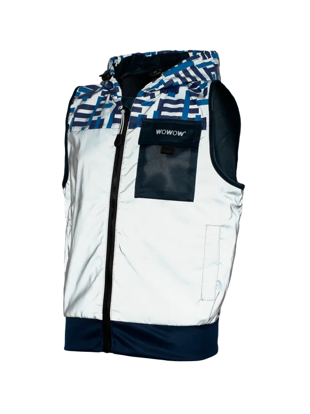 wowow-yoho-giacca-blu-full-reflective-bambino image 1