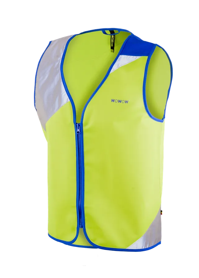 giacca-urbana-wowow-breezie-jacket-gialla-fluorescente-riflettente image 1