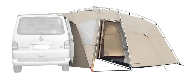 vaude-tenda-da-campeggio-per-auto-drive-van-xt-5p-adatta-a-monovolume-beige-sand image 1
