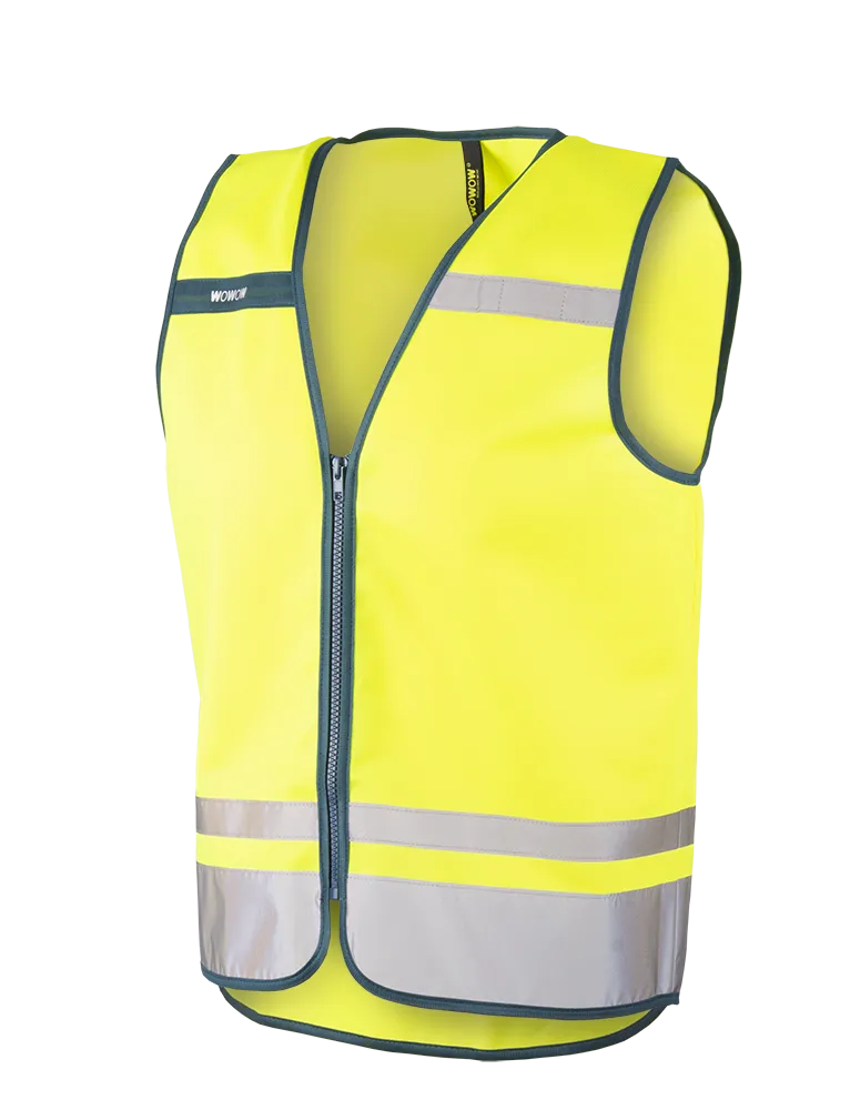 wowow-amsterdam-giacca-gialla-fluorescente-riflettente-per-ciclismo-urbano image 1