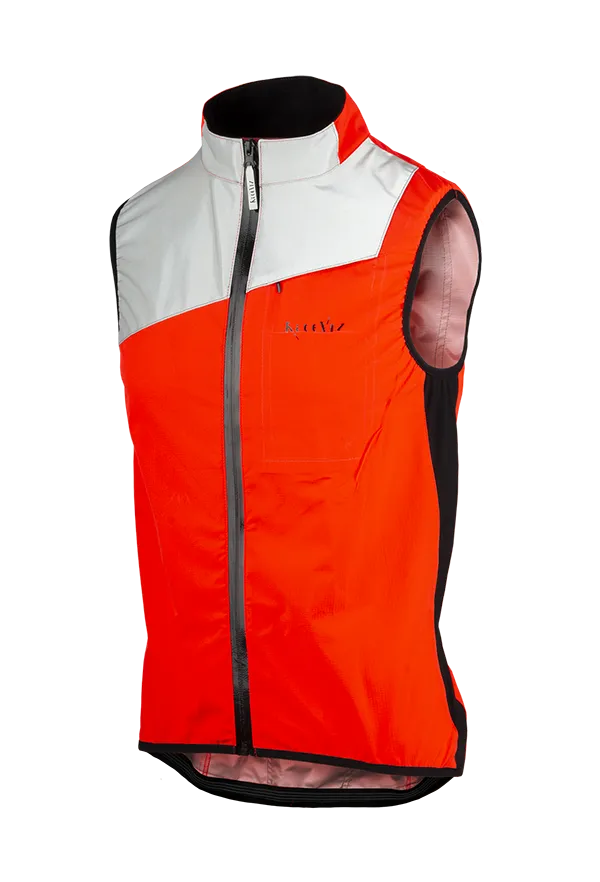 giacca-ciclismo-wowow-hardknott-rosso-fluorescente image 1