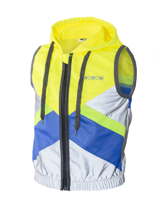 wowow-cape-town-hoodie-giacca-con-cappuccio-fluorescente-e-riflettente-per-bambi image 1