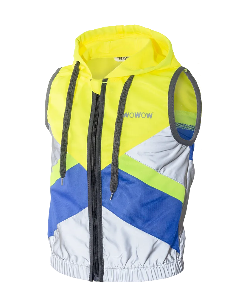 wowow-cape-town-hoodie-giacca-con-cappuccio-fluorescente-e-riflettente-per-bambi image 1