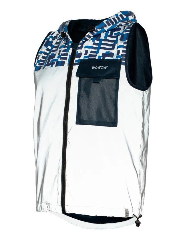 giacca-riflettente-wowow-towson-total-reflect-con-cappuccio-per-uomo-donna-e-bam image 1