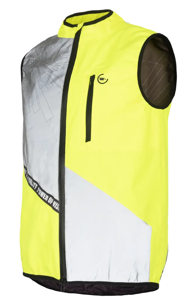 wowow-road-town-giacca-gialla-fluorescente-antivento-con-riflessi image 1