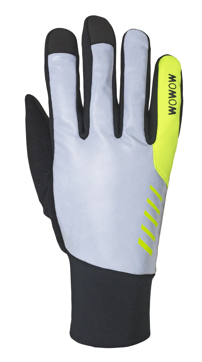 wowow-night-stroke-glove-guanto-invernale-windproof-bike-flameato-giallo-con-rif image 1