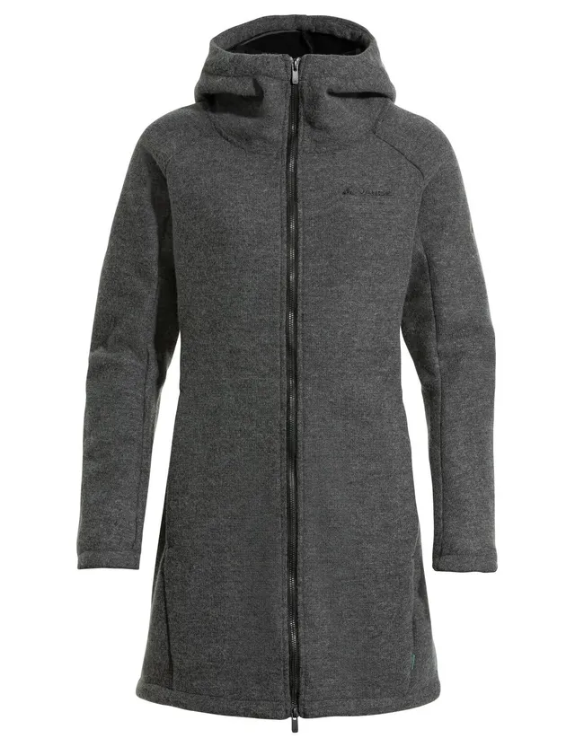 vaude-tinshan-coat-iii-giacca-donna-cappotto-misto-lana-con-cappuccio image 1