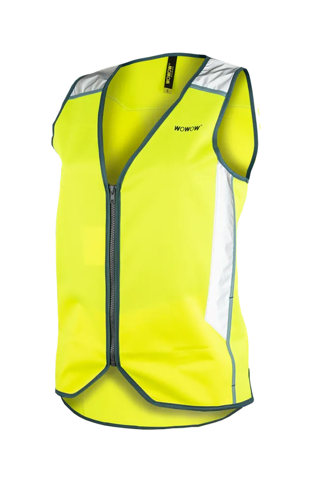 wowow-montreal-giacca-donna-gialla-fluorescente-slim-fit image 1