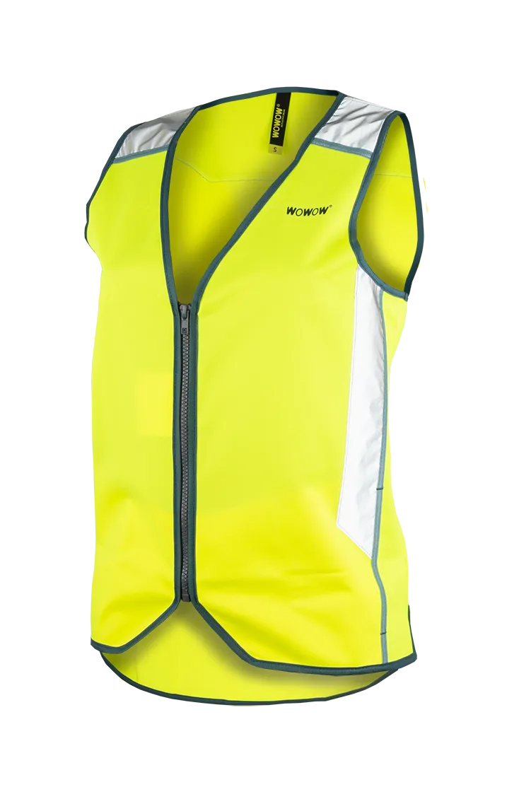 wowow-montreal-giacca-donna-gialla-fluorescente-slim-fit image 1