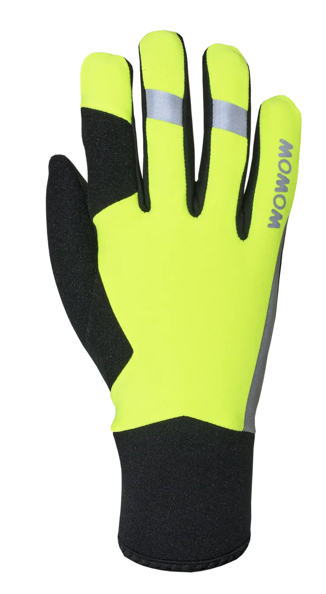 wowow-early-fog-glove-guanti-da-ciclismo-fluorescenti-con-manopola-neoprene image 1