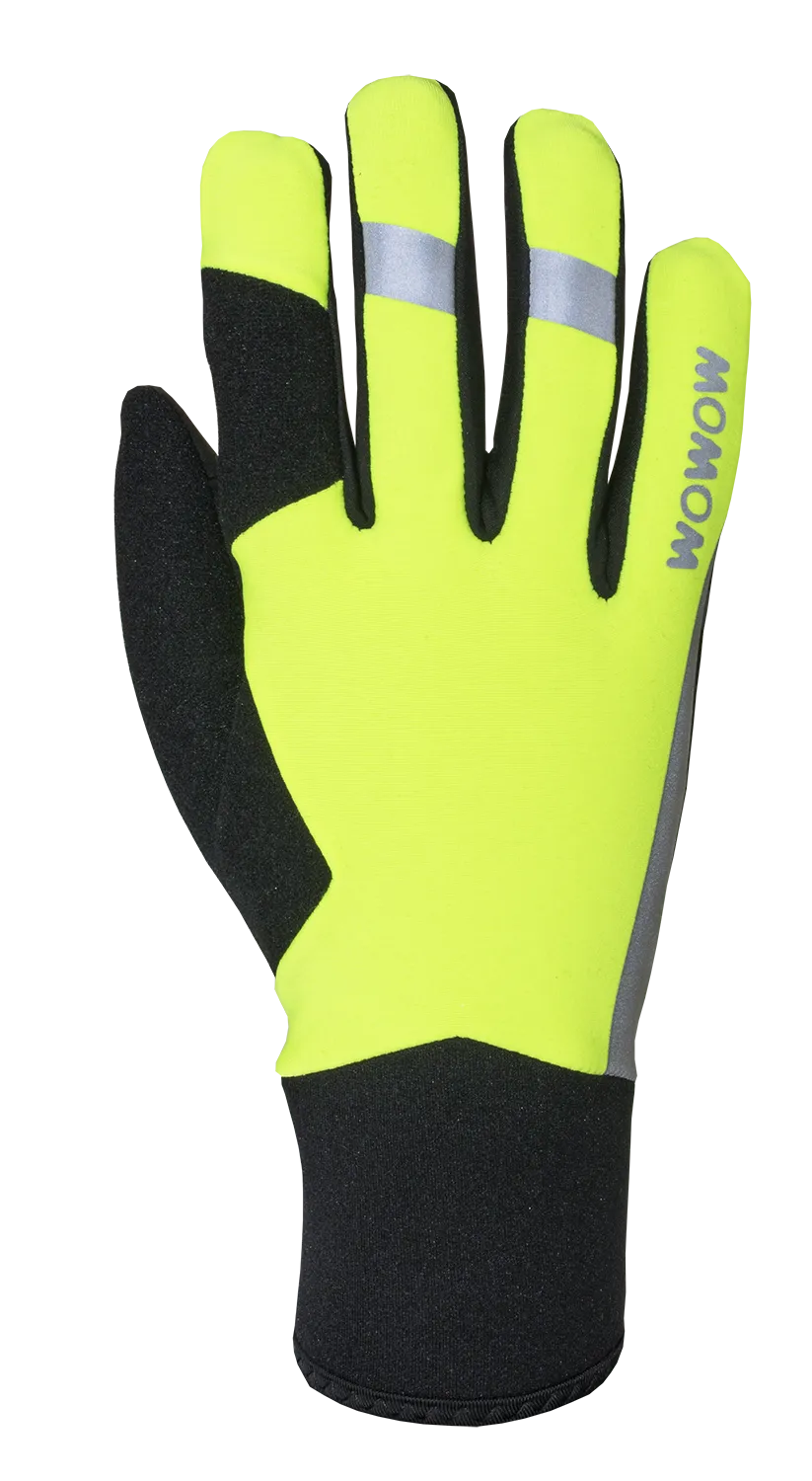 wowow-early-fog-glove-guanti-da-ciclismo-fluorescenti-con-manopola-neoprene image 1