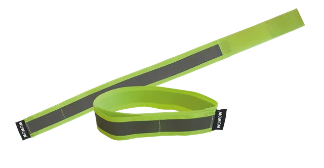 wowow-fascia-riflettente-2-pezzi-bracciale-o-cavigliera-3m-con-chiusura-regolabi image 1