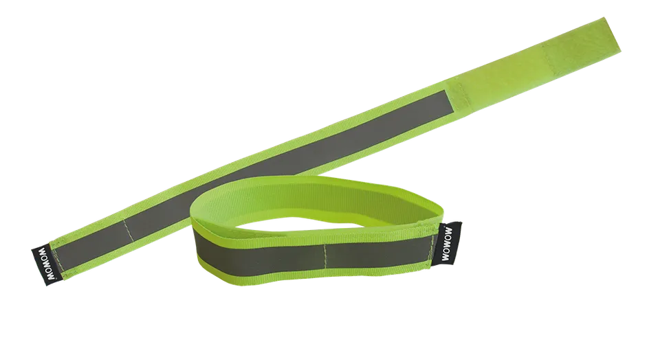 wowow-fascia-riflettente-2-pezzi-bracciale-o-cavigliera-3m-con-chiusura-regolabi image 1