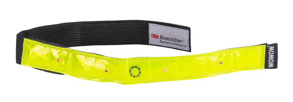 wowow-smart-bar-bracciale-led-giallo-fluorescente-riflettente image 1