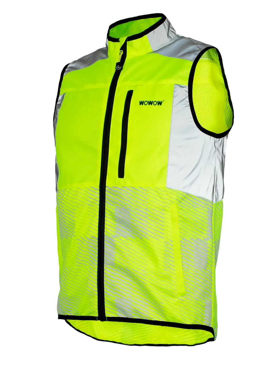 giacca-corri-wowow-tracker-gialla-fluorescente-e-traspirante-per-running image 1