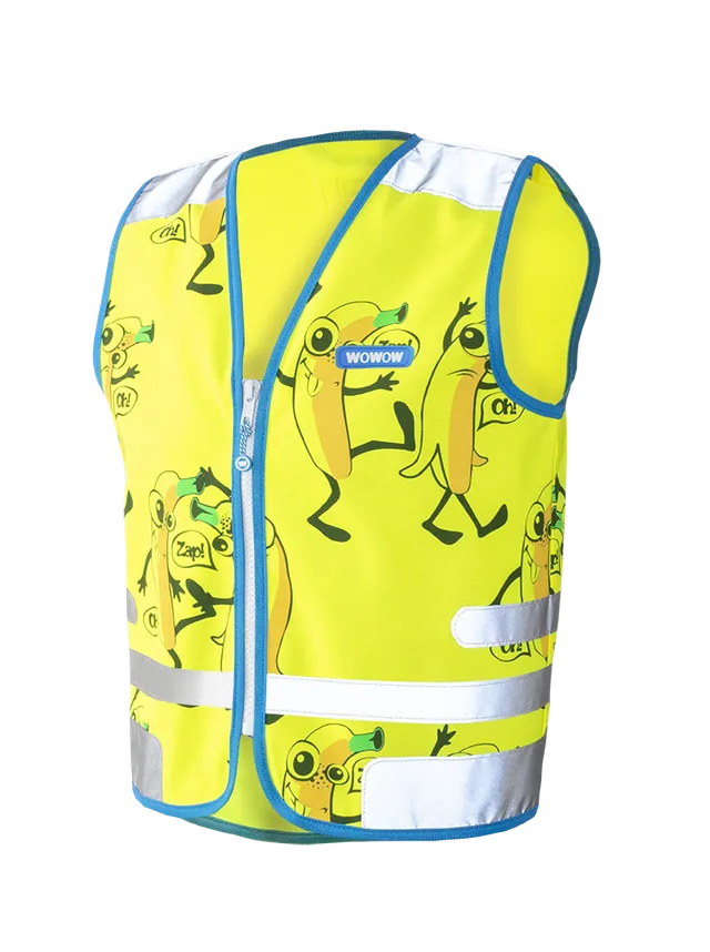 wowow-comic-veggie-jacket-giacca-fluorescente-e-riflettente-per-bambini image 1