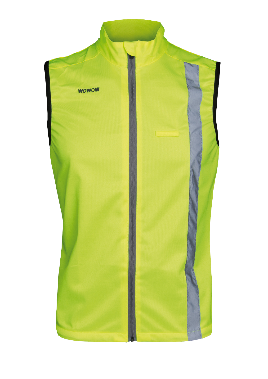 wowow-10k-runner-jacket-yellow-giacca-fluorescente-per-running image 1