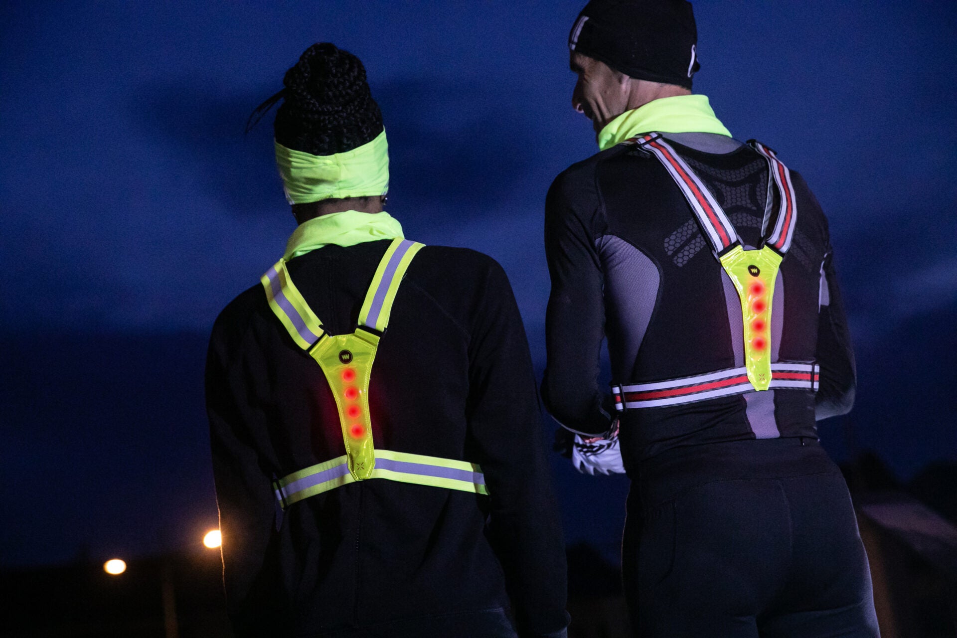 fascia-riflettente-wowow-headband-moonlight-run image 5