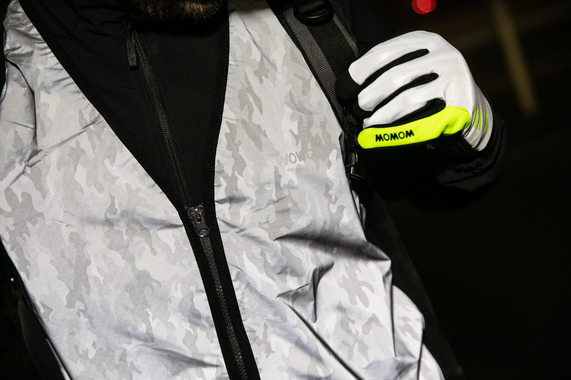 wowow-night-stroke-glove-guanto-invernale-windproof-bike-flameato-giallo-con-rif image 4