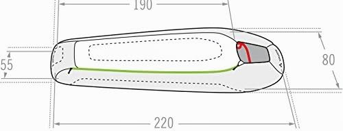 vaude-sioux-800-syn-sacco-a-pelo-mummia-in-fibra-sintetica image 5