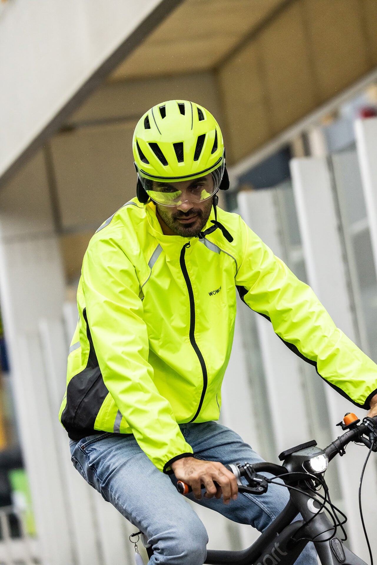 wowow-ben-nevis-jacket-yellow-giacca-antipioggia-fluorescente-riflettente-per-ci image 4