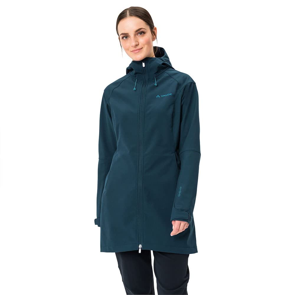 vaude-skomer-softshell-giacca-donna-cappotto-softshell-con-cappuccio-regolabile image 3
