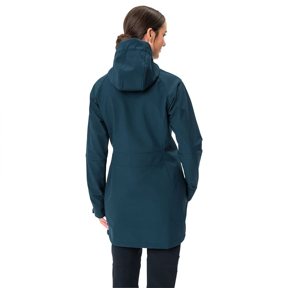 vaude-skomer-softshell-giacca-donna-cappotto-softshell-con-cappuccio-regolabile image 4