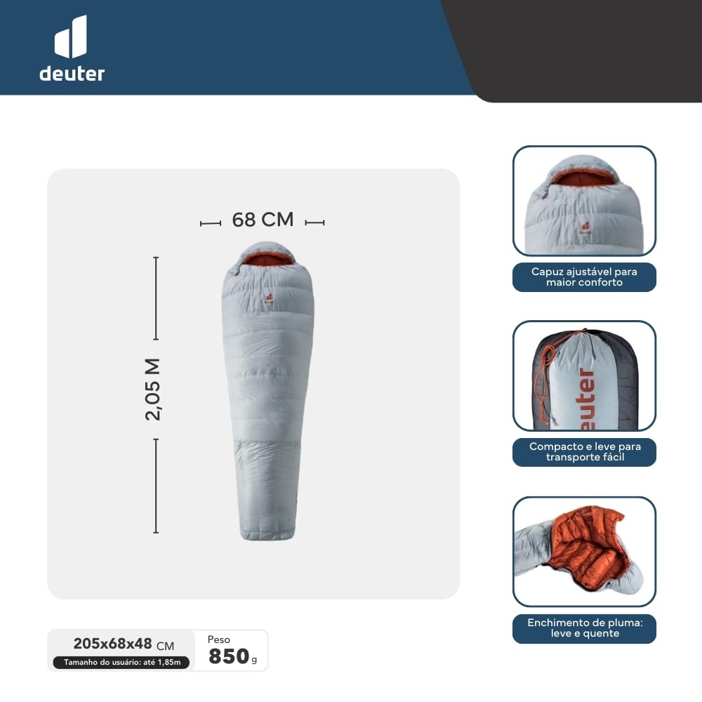 deuter-astro-pro-400-sacco-a-pelo-in-piuma-uomo image 3