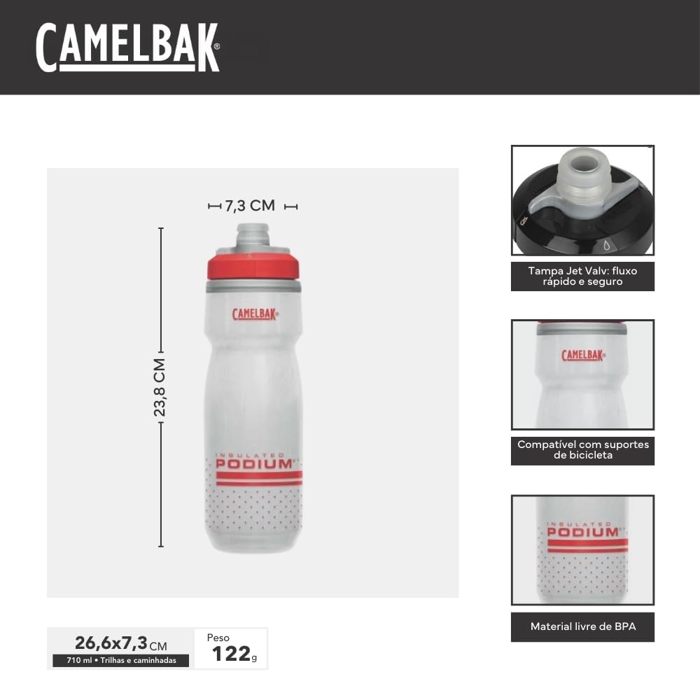 camelbak-podium-chill-bottiglia-termica-720ml-rosso-bianco image 3