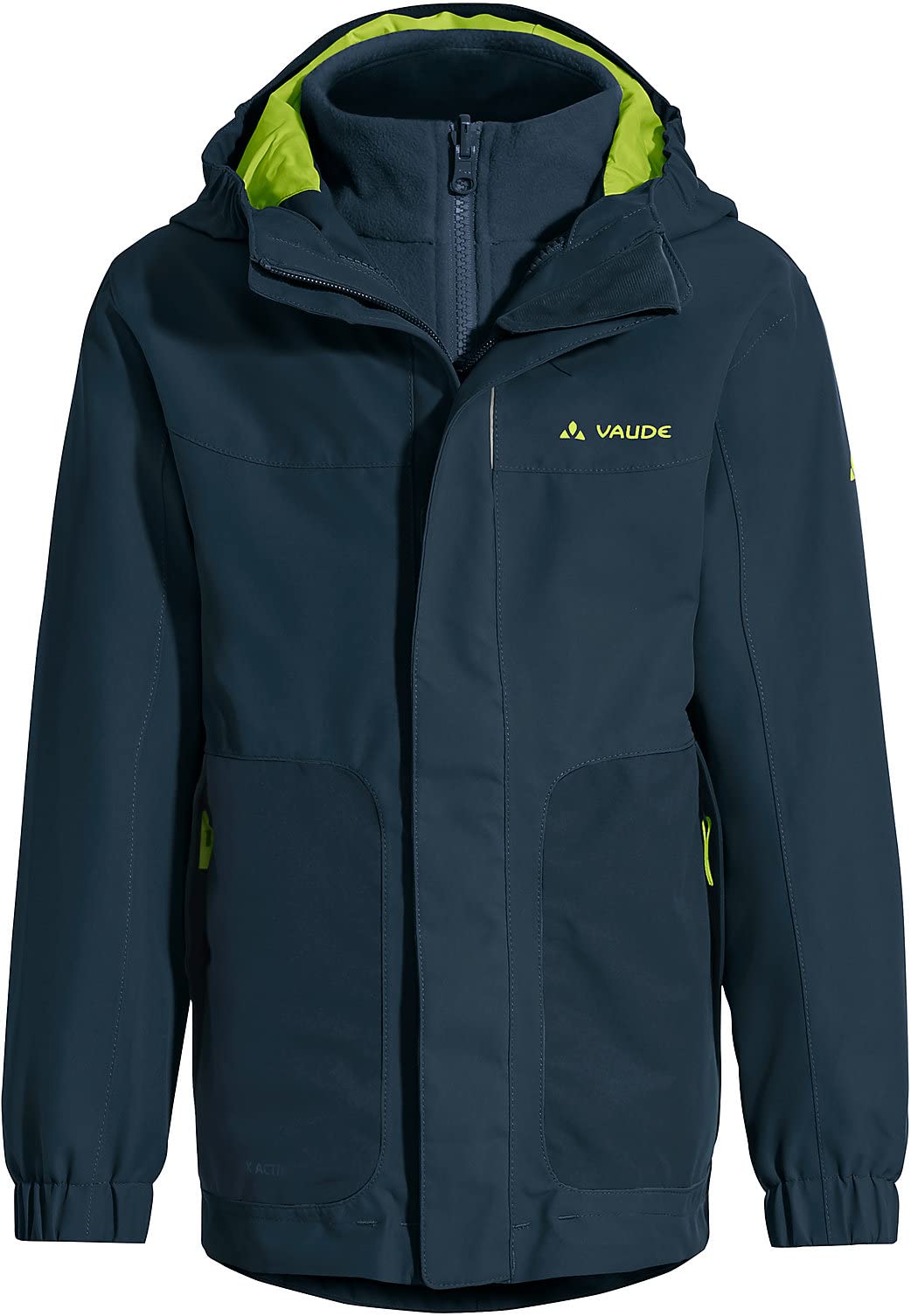 vaude-kids-campfire-3-in-1-giacca-bambino-con-giacca-interna-staccabile image 1