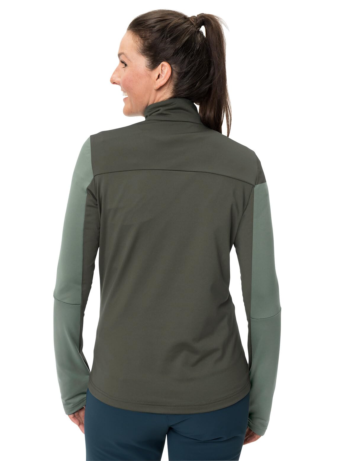 vaude-women-s-livigno-halfzip-ii-t-shirt-tecnica-donna image 5