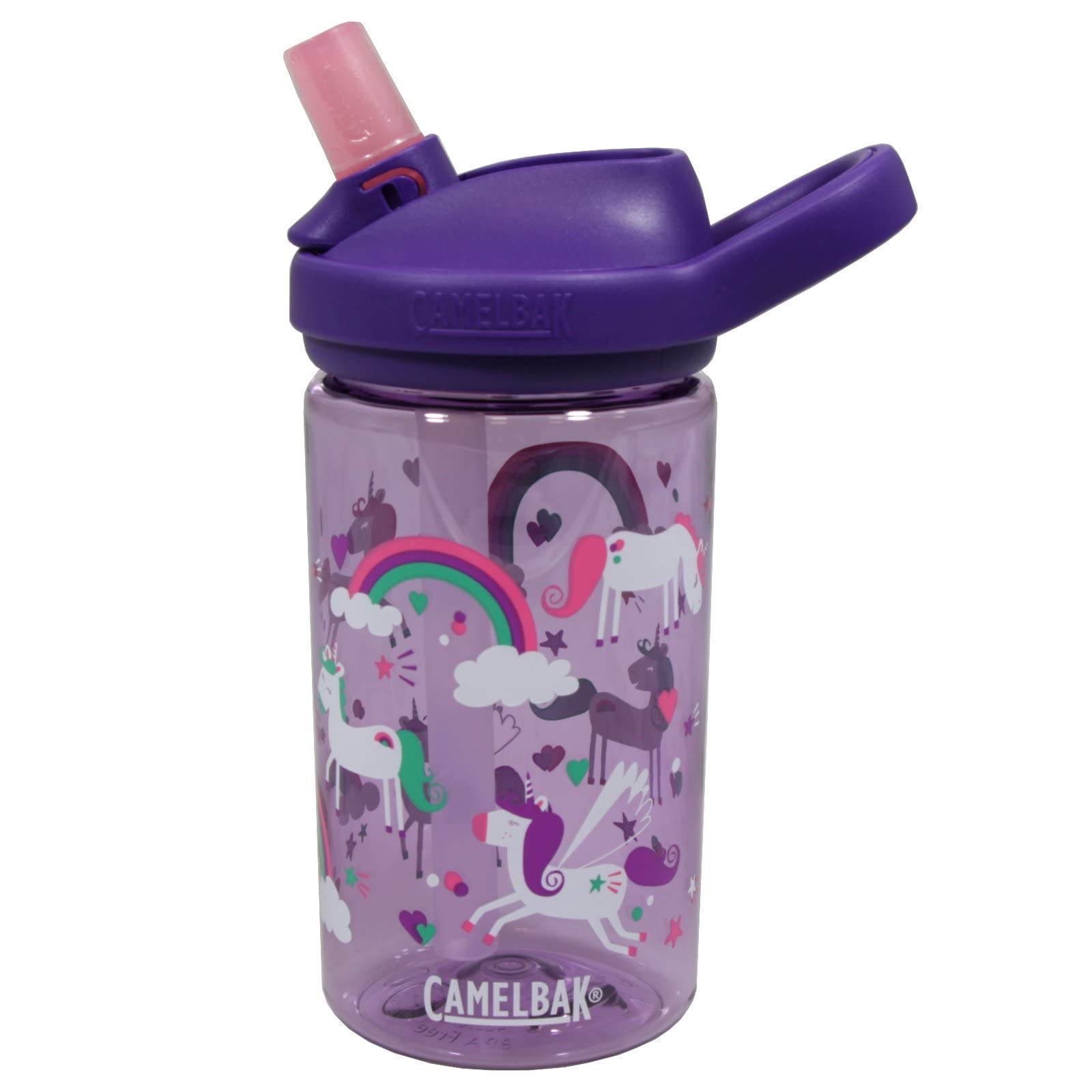 camelbak-eddy-plus-kids-borraccia-per-bambini-400-ml-unicorno-arcobaleno-lilla image 1