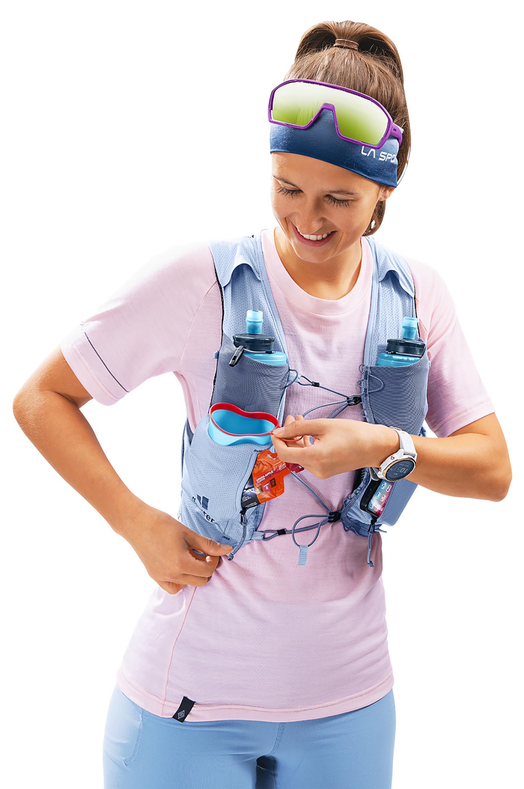 deuter-traick-5-sl-gilet-trail-running-donna-2x-borracce image 7