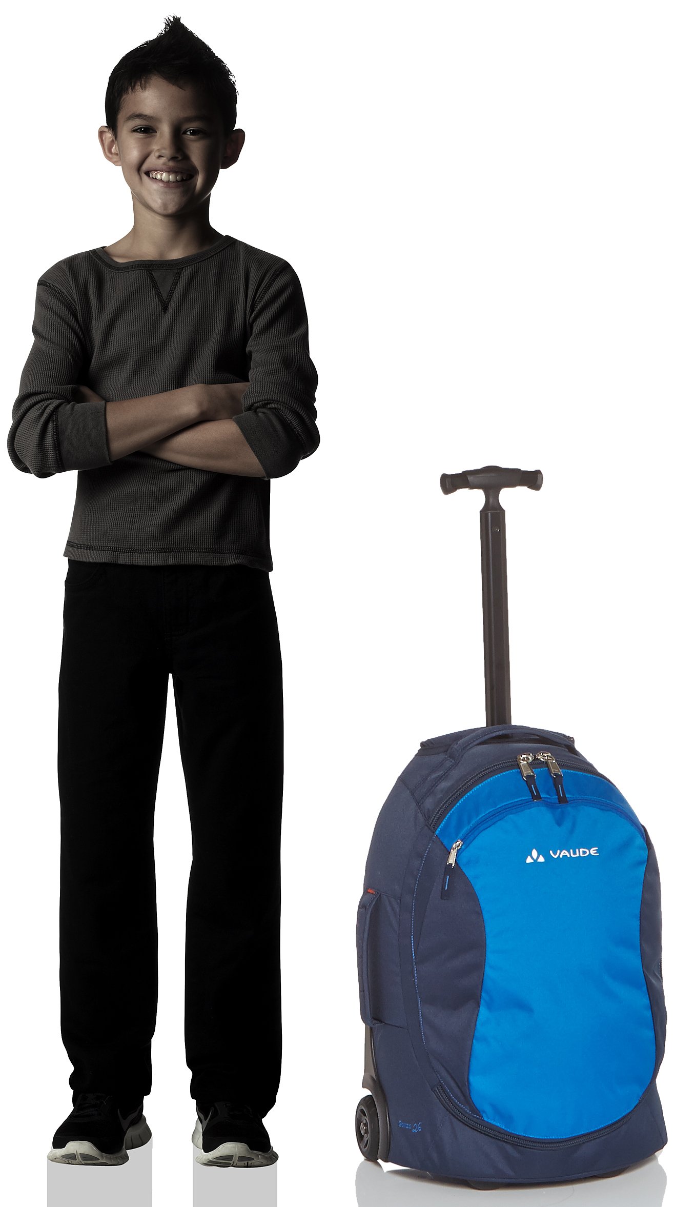 vaude-gonzo-trolley-per-bambini-con-ruote-blu-marine-26-litri image 7
