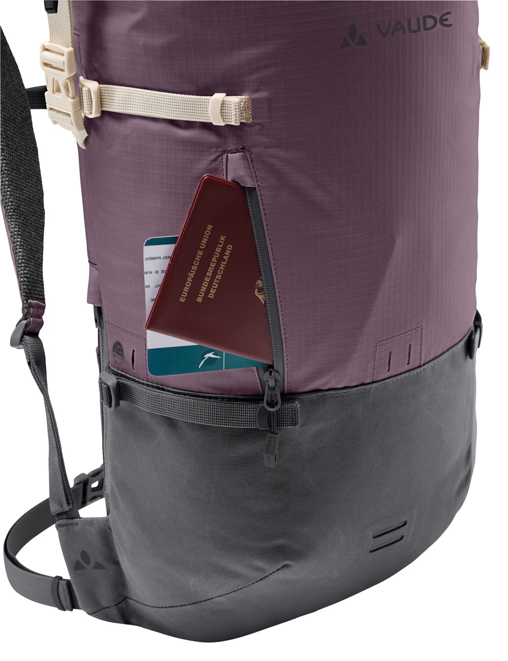 vaude-citygo-23-zaino-con-chiusura-arrotolabile-e-scomparto-per-portatile image 6