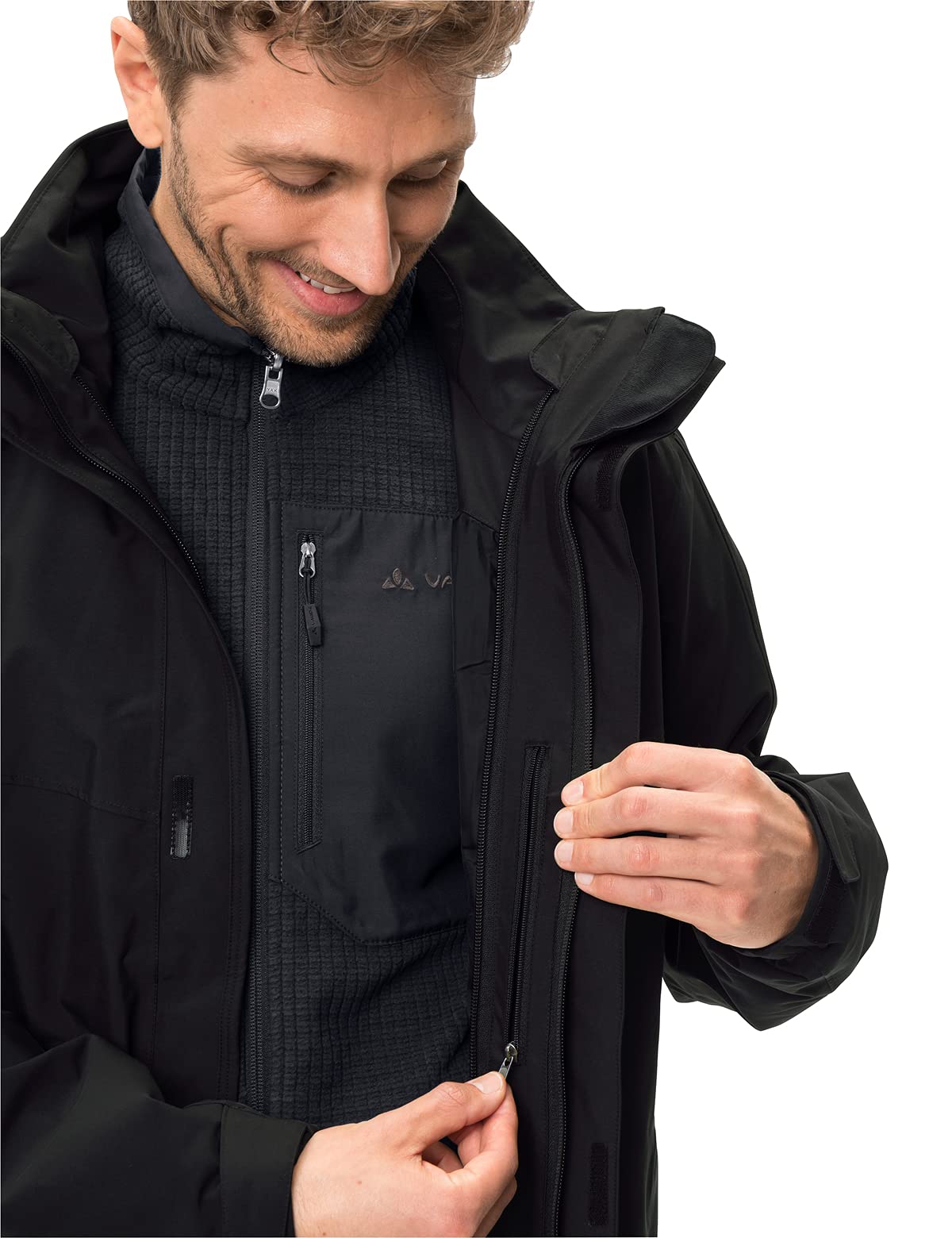 vaude-idris-3in1-parka-iii-giacca-da-uomo-3-in-1-impermeabile-e-traspirante image 3