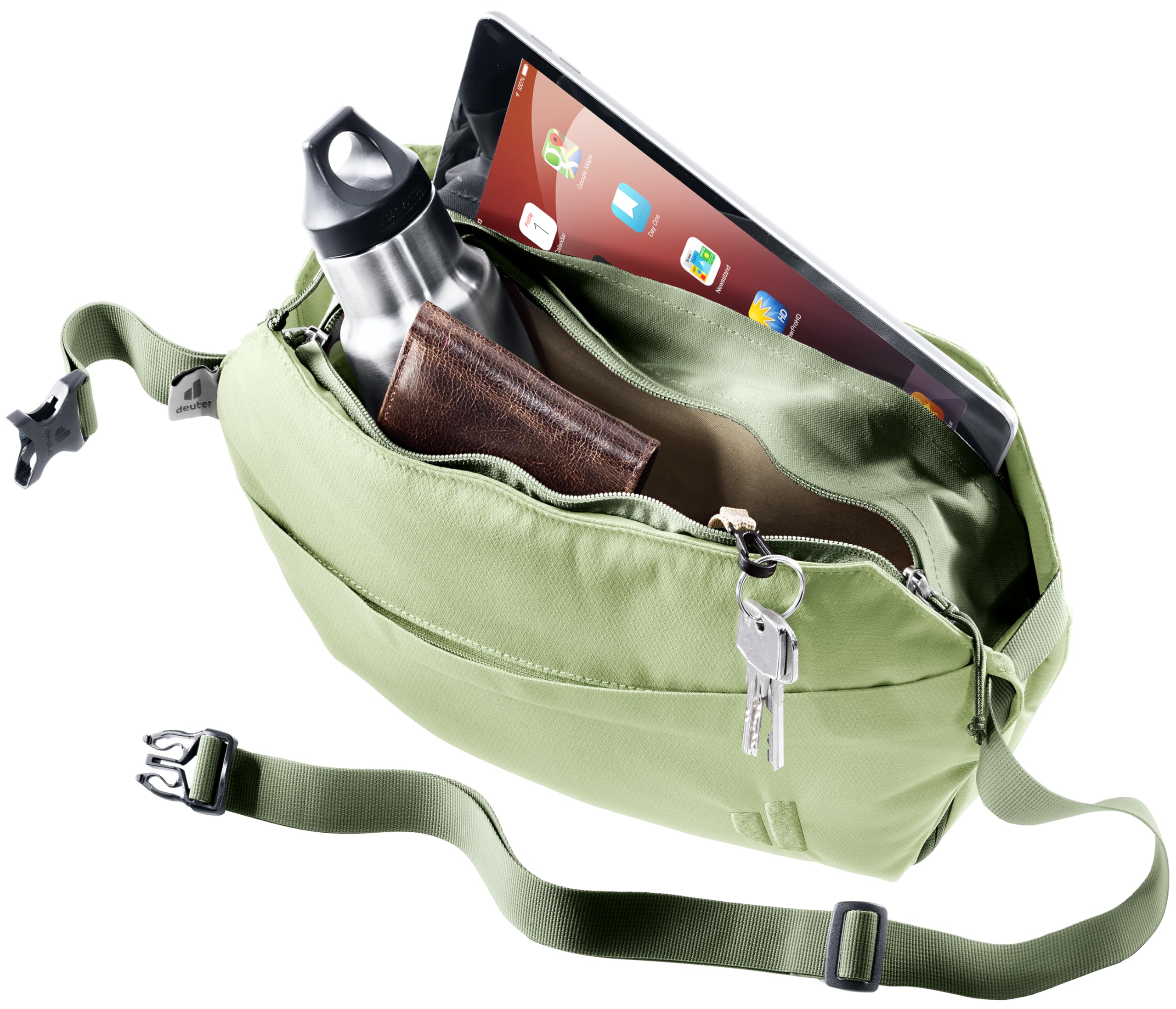 deuter-passway-4-1-borsa-a-tracolla-unisex-con-tablett-e-volume-espandibile image 3