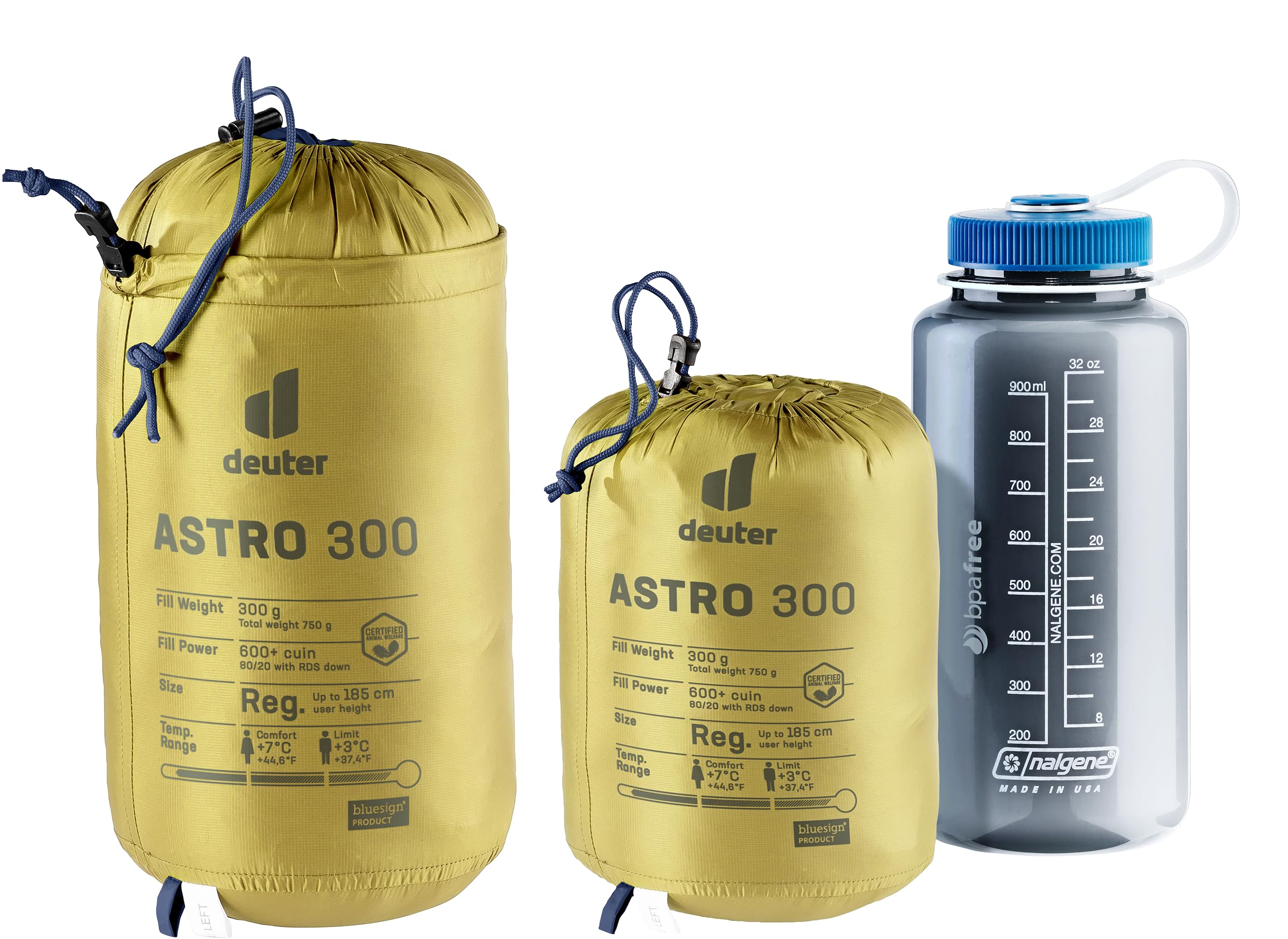 deuter-astro-300-sacco-a-pelo-in-piuma-d-oca-con-compressione image 5