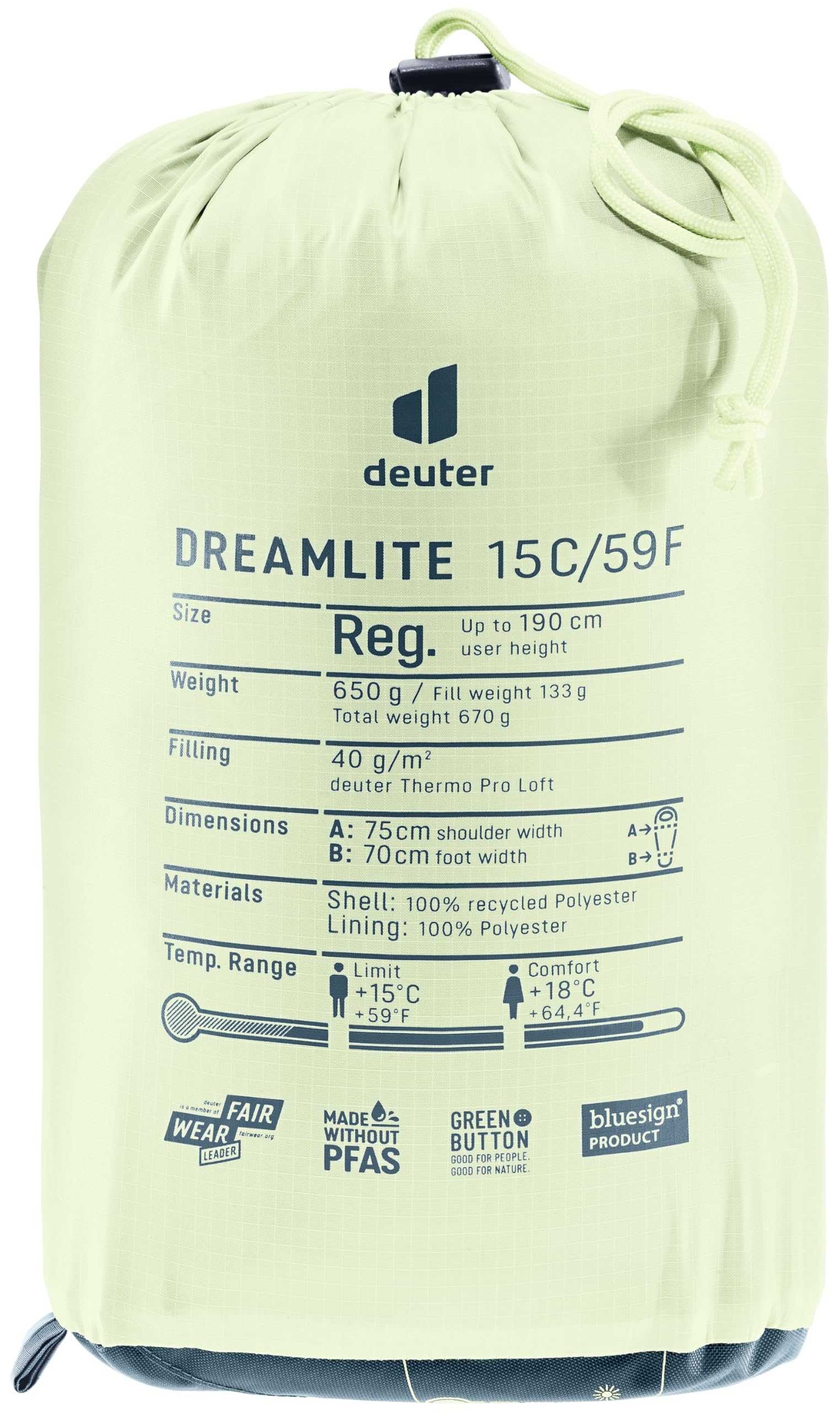 deuter-dreamlite-15c-59f-sacco-a-pelo-ultraleggero-in-fibra-sintetica-comfort-20 image 4