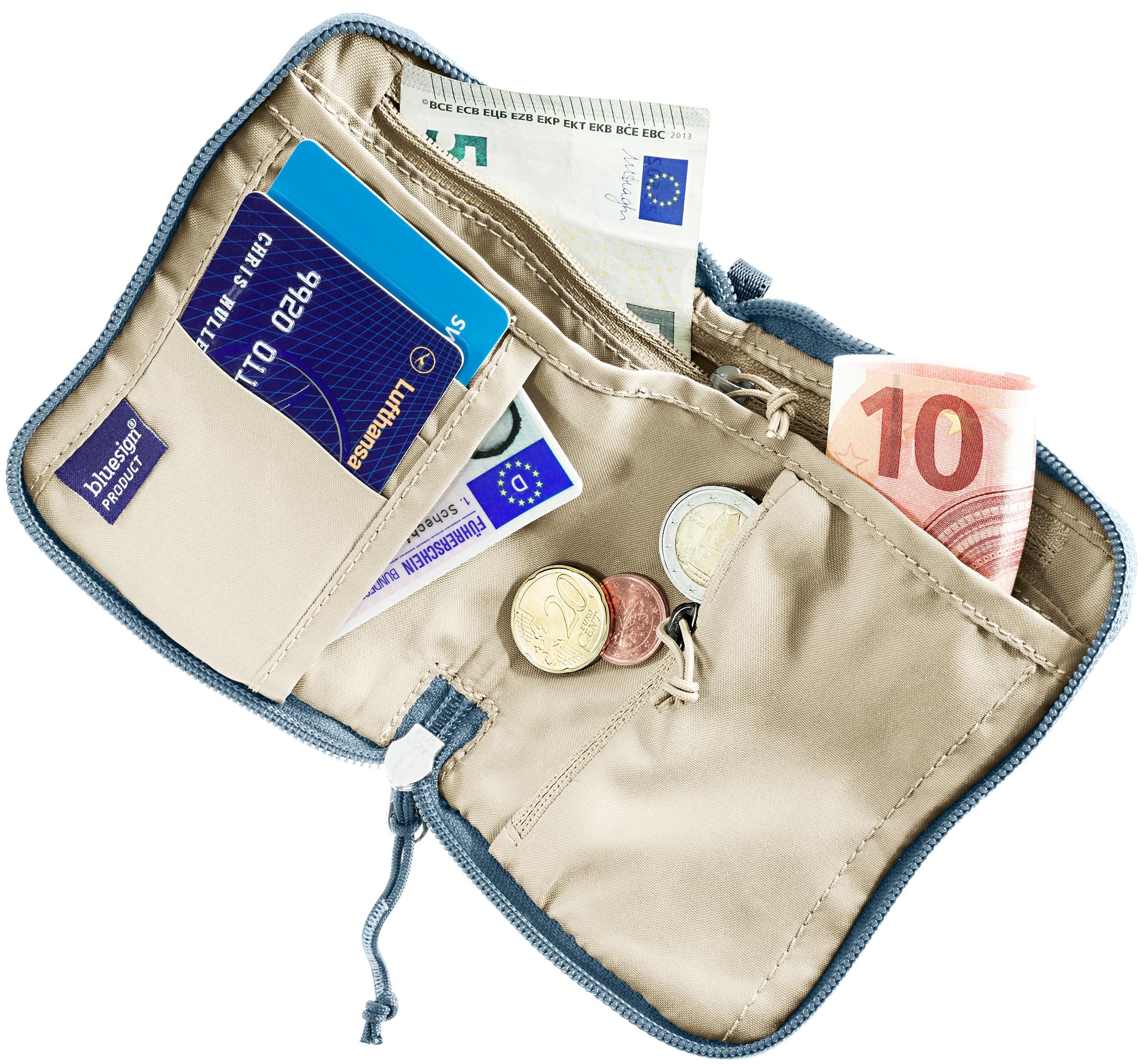 deuter-zip-wallet-portafoglio-unisex-adult-atlantic-desert image 2