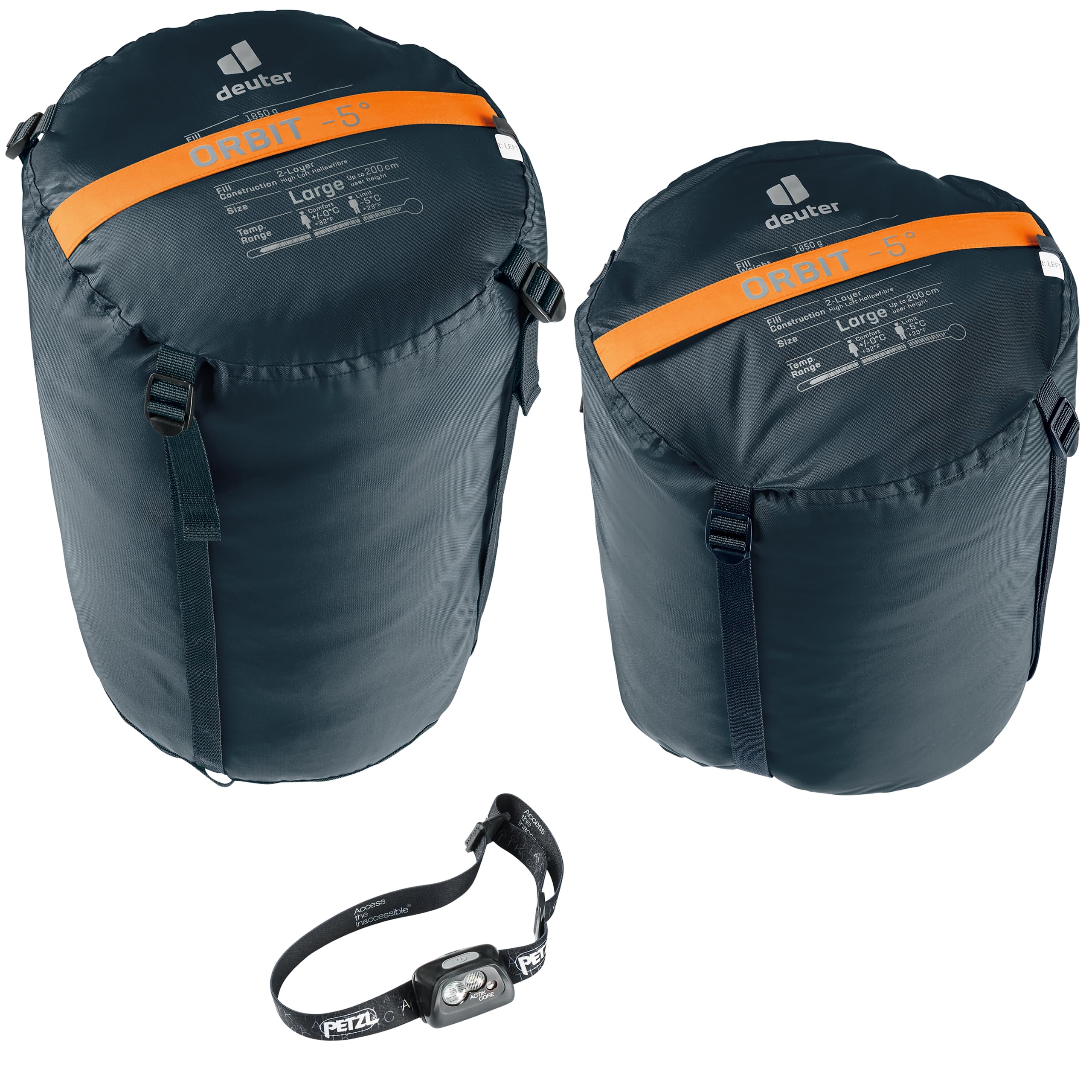 deuter-orbit-5-el-extra-long-sacco-a-pelo-sintetico-2023 image 4