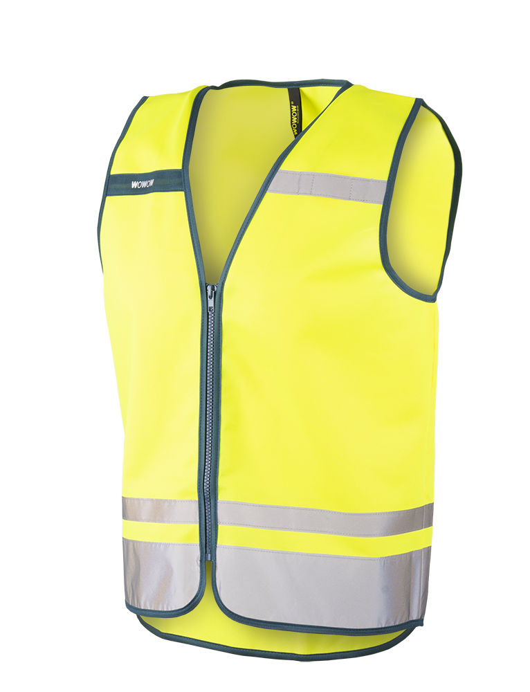 wowow-amsterdam-giacca-gialla-fluorescente-riflettente-per-ciclismo-urbano image 1