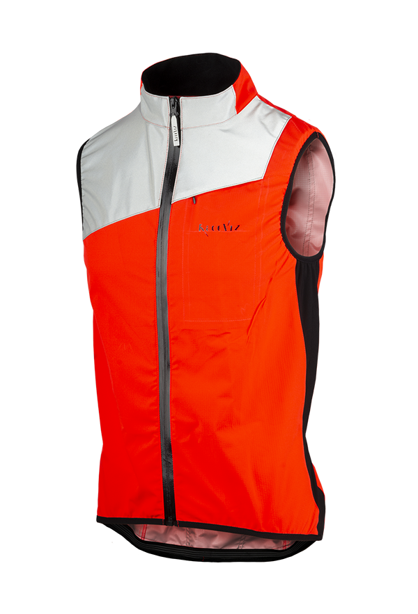 giacca-ciclismo-wowow-hardknott-rosso-fluorescente image 1
