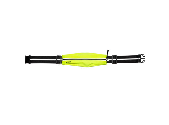 wowow-pocket-belt-yellow-cintura-elasticizzata-riflettente-con-tasca image 3