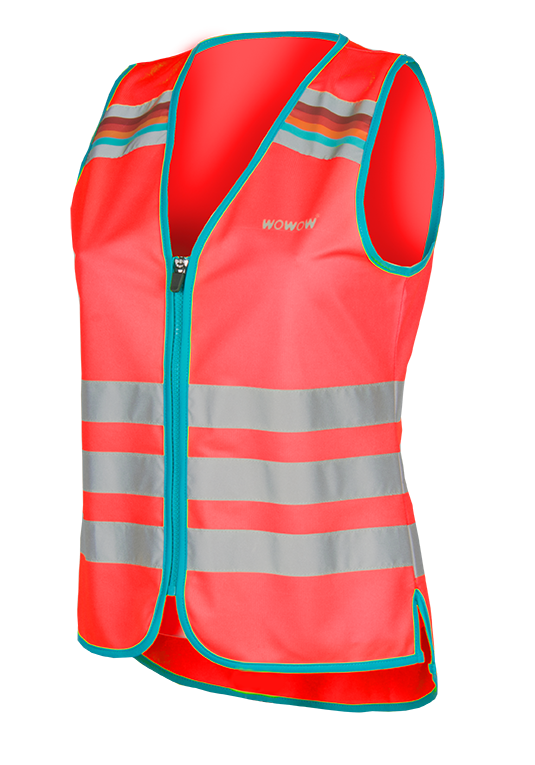 wowow-lucy-giacca-ciclismo-urbano-fluorescente-e-riflettente-donna image 2