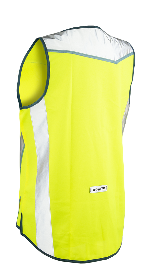 wowow-montreal-giacca-donna-gialla-fluorescente-slim-fit image 2