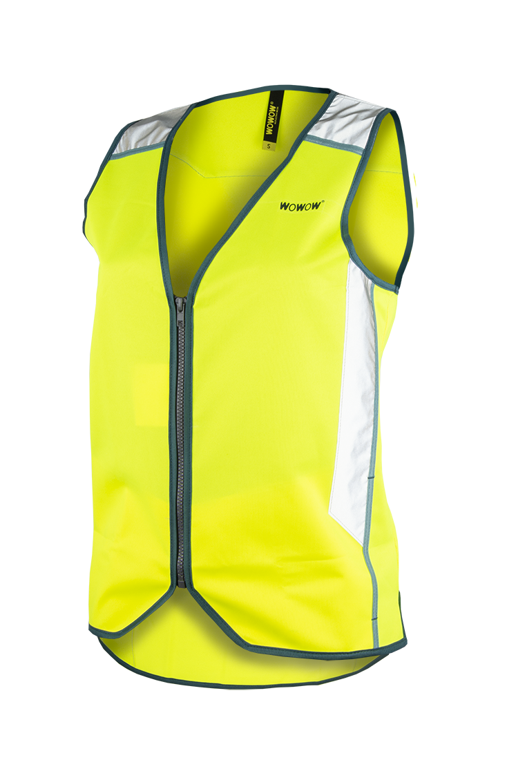 wowow-montreal-giacca-donna-gialla-fluorescente-slim-fit image 1